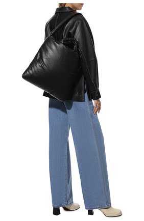 Женский сумка-шопер KASSL EDITIONS черного цвета, арт. H0L21B02100001 | Фото 6 (Сумки-технические: Сумки-шопперы; Материал: Текстиль; Размер: large)