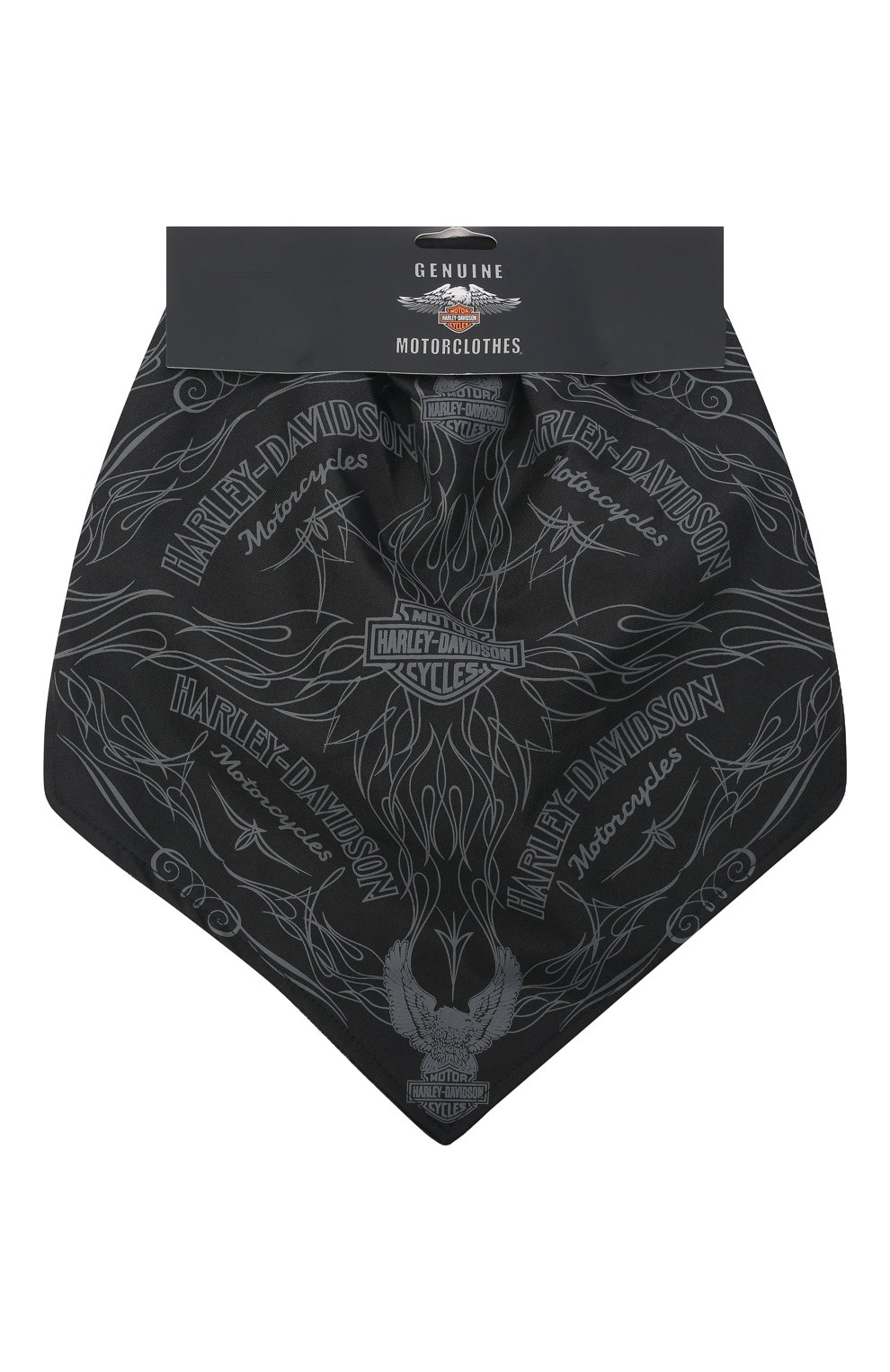 Мужская бандана-маска HARLEY-DAVIDSON черного цвета, арт. 97128-22VX | Фото 1 (Материал: Текстиль, Синтетический материал; Мужское Кросс-КТ: Маска)