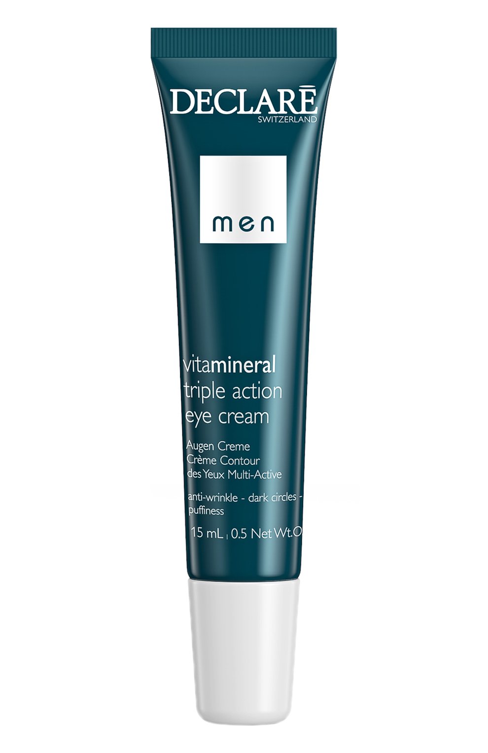 Мужское крем вокруг глаз тройного действия triple action eye cream anti-wrinkle/dark circles/puffiness DECLARE бесцветного цвета, арт. 433 | Фото 1