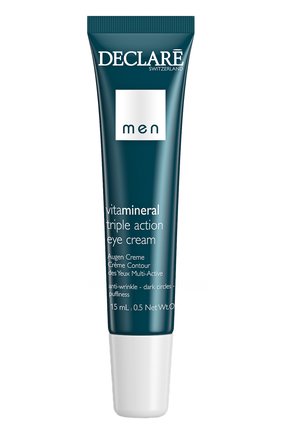 Мужское крем вокруг глаз тройного действия triple action eye cream anti-wrinkle/dark circles/puffiness DECLARE бесцветного цвета по цене 3360 руб., арт. 433 | Фото 1 Мужское крем вокруг глаз тройного действия triple action eye cream anti-wrinkle/dark circles/puffiness DECLARE бесцветного цвета, арт. 433 | Фото 1