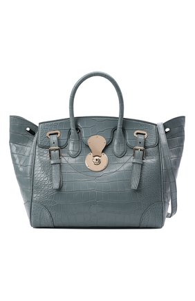 Женская сумка ricky 33 из кожи аллигатора RALPH LAUREN светло-зеленого цвета по цене 1945000 руб., арт. 435867826/AMIS | Фото 7 Женская сумка ricky 33 из кожи аллигатора RALPH LAUREN светло-зеленого цвета, арт. 435867826/AMIS | Фото 7 (Сумки-технические: Сумки через плечо, Сумки top-handle; Материал: Экзотическая кожа; Ремень/цепочка: На ремешке; Размер: large)
