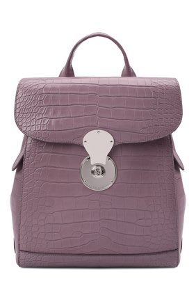 Женский рюкзак ricky из кожи аллигатора RALPH LAUREN светло-розового цвета по цене 14350000 тенге, арт. 435867829/AMIS | Фото 1 Женский рюкзак ricky из кожи аллигатора RALPH LAUREN светло-розового цвета, арт. 435867829/AMIS | Фото 1 (Материал: Экзотическая кожа; Размер: medium; Стили: Кэжуэл)