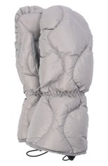 Женские варежки MIU MIU серого цвета, арт. 5GG161-2DQI-F0424 | Фото 1 (Материал: Текстиль, Синтетический материал; Женское Кросс-КТ: варежки)