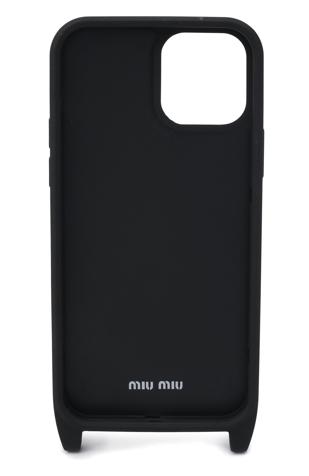 Чехол для iphone 12/12 pro MIU MIU серебряного цвета, арт. 5ZH138-2F3V-F0002 | Фото 2 (Материал: Пластик)