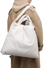 Женский сумка-шопер KASSL EDITIONS белого цвета, арт. REB3100000 | Фото 2 (Сумки-технические: Сумки-шопперы; Региональные ограничения белый список (Axapta Mercury): RU; Материал: Текстиль; Размер: large)