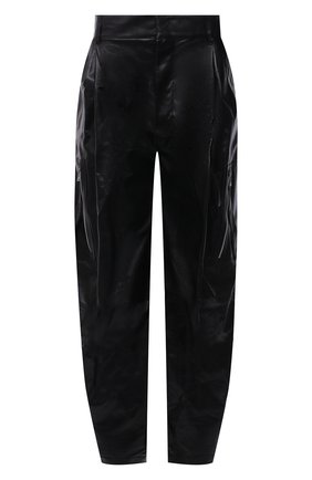 Мужские кожаные брюки BOTTEGA VENETA черного цвета по цене 456000 руб., арт. 682872/V1CY0 | Фото 1 Мужские кожаные брюки BOTTEGA VENETA черного цвета, арт. 682872/V1CY0 | Фото 1 (Длина (брюки, джинсы): Стандартные; Материал внешний: Натуральная кожа; Случай: Повседневный; Стили: Минимализм)