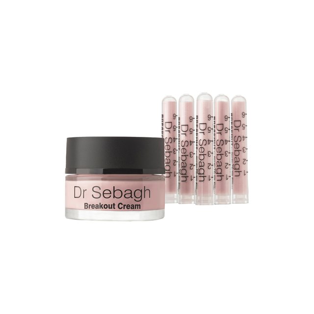 Комплекс для жирной кожи и кожи с акне Breakout. Antibacterial Powder + Breakout Cream Dr Sebagh 1242974