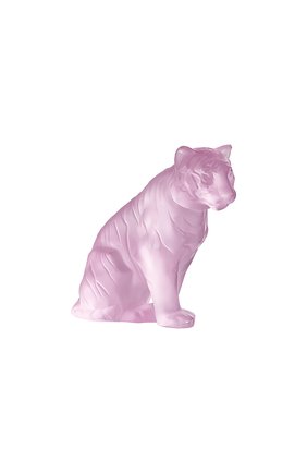 Скульптура тигр LALIQUE розового цвета, арт. 10747200 | Фото 1 (Региональные ограничения белый список (Axapta Mercury): RU)