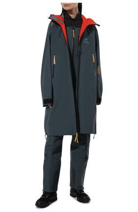 Женская куртка JIL SANDER темно-зеленого цвета по цене 166000 руб., арт. JPPT684313-WT466808A | Фото 2 Женская куртка JIL SANDER темно-зеленого цвета, арт. JPPT684313-WT466808A | Фото 2 (Материал внешний: Синтетический материал; Рукава: Длинные; Длина (верхняя одежда): До колена; Стили: Спорт-шик; Кросс-КТ: Куртка; Женское Кросс-КТ: Куртка-спорт)