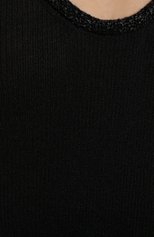 Женское боди SAINT LAURENT черного цвета, арт. 678475/Y75I0 | Фото 5 (Материал внешний: Шерсть, Шелк, Кашемир; Стили: Гламурный; Региональные ограничения белый список (Axapta Mercury): RU; Рукава: Без рукавов; Женское Кросс-КТ: Боди-одежда)