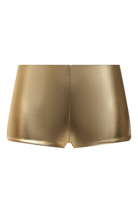 Женские шорты SAINT LAURENT золотого цвета по цене 37550 руб., арт. 670131/Y6D33 | Фото 1 Женские шорты SAINT LAURENT золотого цвета, арт. 670131/Y6D33 | Фото 1 (Материал внешний: Синтетический материал; Материал подклада: Синтетический материал; Длина Ж (юбки, платья, шорты): Мини; Стили: Гламурный; Женское Кросс-КТ: Шорты-одежда)