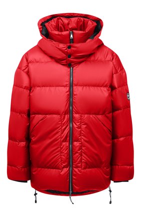 Мужская пуховик MIRA красного цвета по цене 72100 руб., арт. MW11/PARKA/SILIC0N LABEL | Фото 1 Мужская пуховик MIRA красного цвета, арт. MW11/PARKA/SILIC0N LABEL | Фото 1 (Материал внешний: Синтетический материал; Материал подклада: Синтетический материал; Рукава: Длинные; Материал утеплителя: Пух и перо; Длина (верхняя одежда): До середины бедра; Кросс-КТ: Куртка; Мужское Кросс-КТ: пуховик-короткий; Стили: Спорт-шик)