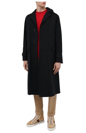 Мужские замшевые кеды tennis 1977 GUCCI бежевого цвета по цене 68200 руб., арт. 649335/UJ510 | Фото 2 Мужские замшевые кеды tennis 1977 GUCCI бежевого цвета, арт. 649335/UJ510 | Фото 2 (Подошва: Плоская; Материал внешний: Кожа, Замша; Материал утеплителя: Натуральный мех)