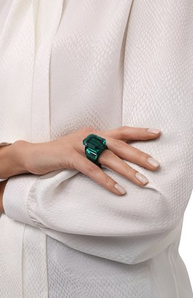 Женское кольцо lucent SWAROVSKI изумрудного цвета, арт. 5607345 | Фото 2 (Материал: Металл, Кристаллы)