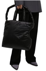 Женский сумка-шопер KASSL EDITIONS черного цвета, арт. H0L21B27100001 | Фото 2 (Сумки-технические: Сумки-шопперы; Материал: Текстиль; Размер: large)