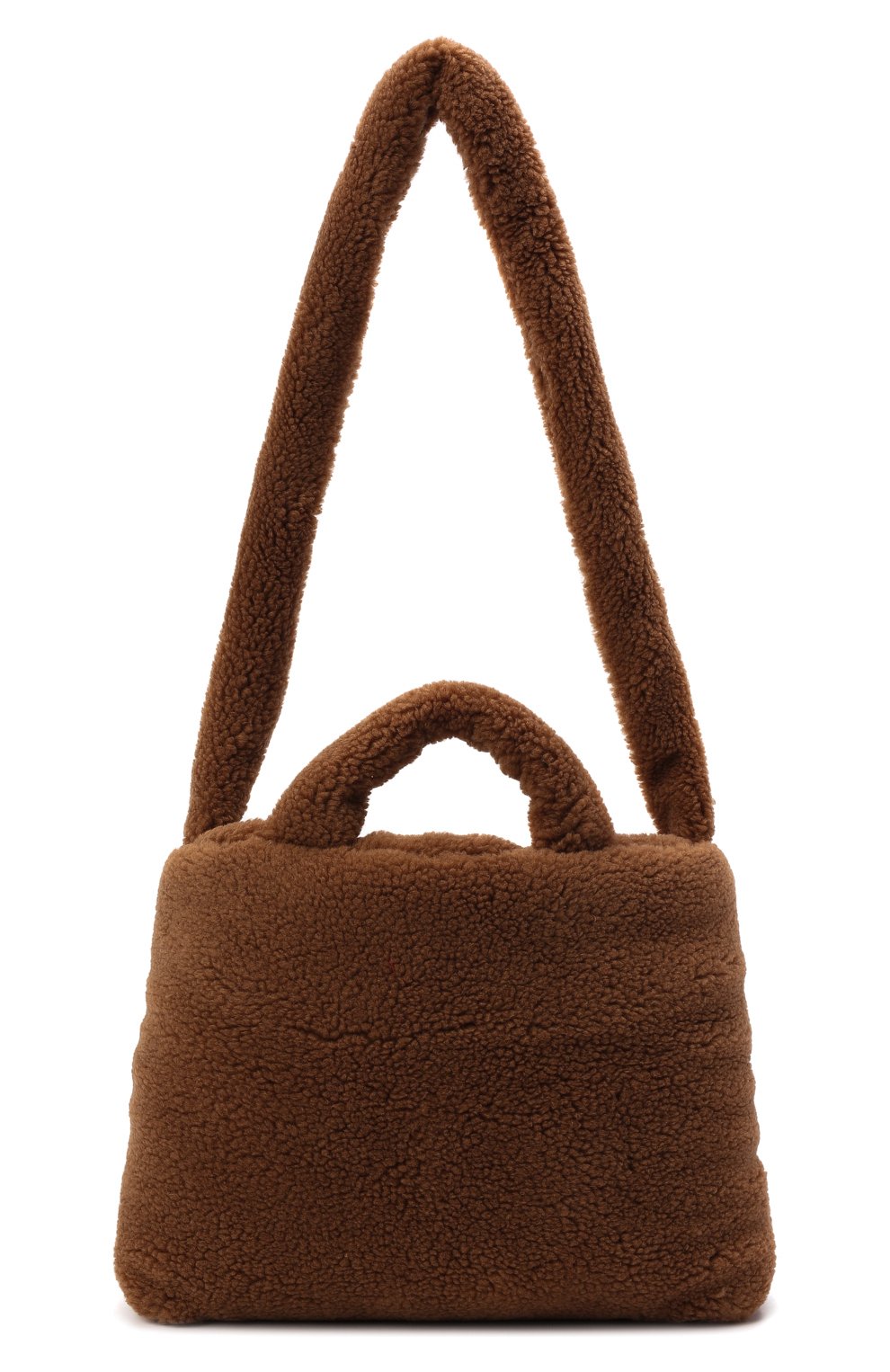 Женский сумка-шопер KASSL EDITIONS коричневого цвета, арт. H0L21B01310012 | Фото 1 (Сумки-технические: Сумки-шопперы; Ремень/цепочка: На ремешке; Материал: Текстиль; Размер: large)