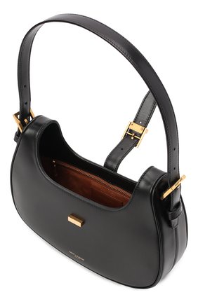 Женская сумка fermoir SAINT LAURENT черного цвета, арт. 672615/2ZA2W | Фото 5 (Сумки-технические: Сумки top-handle; Материал: Натуральная кожа; Размер: small)