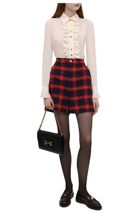 Женские шорты GUCCI разноцветного цвета по цене 79950 руб., арт. 681239/ZAGLK | Фото 2 Женские шорты GUCCI разноцветного цвета, арт. 681239/ZAGLK | Фото 2 (Материал подклада: Синтетический материал; Длина Ж (юбки, платья, шорты): Мини; Материал внешний: Синтетический материал; Женское Кросс-КТ: Шорты-одежда; Стили: Ретро)