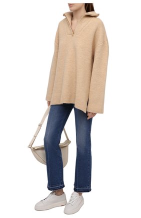 Женские кожаные кеды SANTONI белого цвета по цене 35750 руб., арт. WBCD60919BARCMEYI50 | Фото 2 Женские кожаные кеды SANTONI белого цвета, арт. WBCD60919BARCMEYI50 | Фото 2 (Материал внутренний: Натуральная кожа; Подошва: Платформа; Материал внешний: Кожа; Материал утеплителя: Без утеплителя)