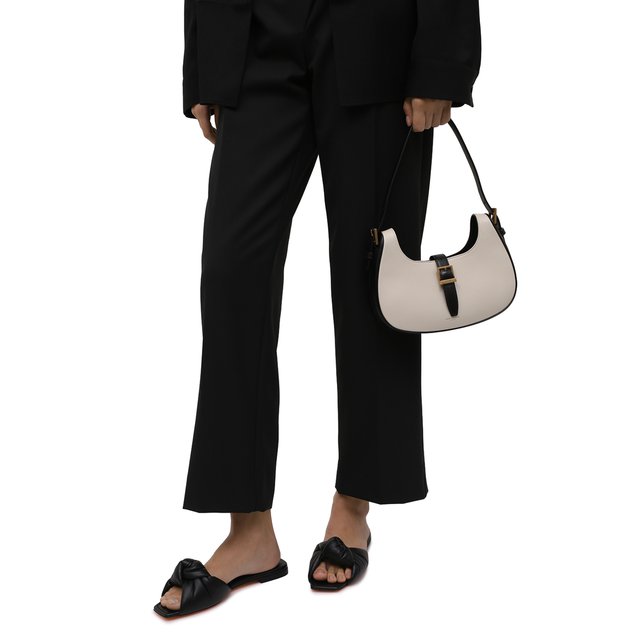 фото Кожаные шлепанцы santoni