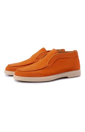 Женские замшевые ботинки yalta SANTONI оранжевого цвета по цене 39950 руб., арт. WUYA58458TISNPYLL45 | Фото 1 Женские замшевые ботинки yalta SANTONI оранжевого цвета, арт. WUYA58458TISNPYLL45 | Фото 1 (Материал внутренний: Натуральная кожа; Каблук высота: Низкий; Подошва: Платформа; Материал внешний: Кожа, Замша; Женское Кросс-КТ: Дезерты-ботинки; Материал утеплителя: Без утеплителя)