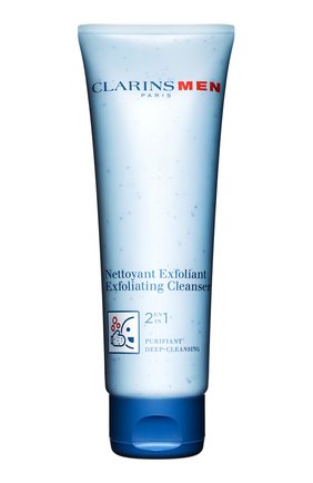 Мужское очищающее и отшелушивающее средство для лица "2 в 1" men nettoyant exfoliant CLARINS бесцветного цвета по цене 2210 руб., арт. 3063100 | Фото 1 Мужское очищающее и отшелушивающее средство для лица "2 в 1" men nettoyant exfoliant CLARINS бесцветного цвета, арт. 3063100 | Фото 1