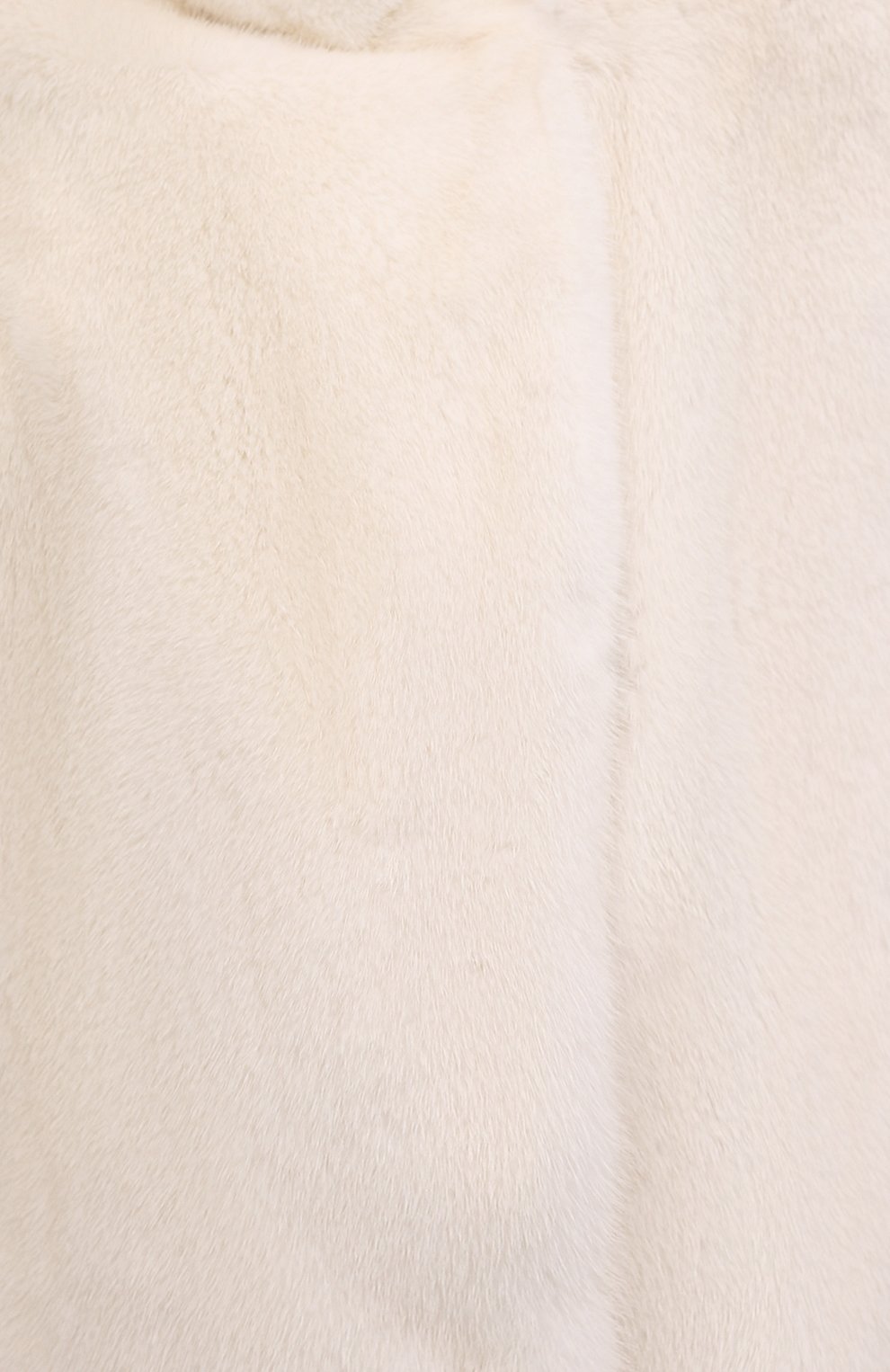 Женская шуба из меха норки с поясом KUSSENKOVV кремвого цвета, арт. 701200012410 | Фото 5 (Женское Кросс-КТ: Мех; Рукава: Длинные; Стили: Гламурный; Материал внешний: Натуральный мех; Длина (верхняя одежда): Длинные)