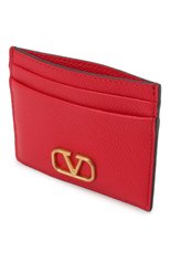 Женский кожаный футляр для кредитных карт VALENTINO красного цвета, арт. XW2P0V32/SNP | Фото 3 (Материал: Натуральная кожа)