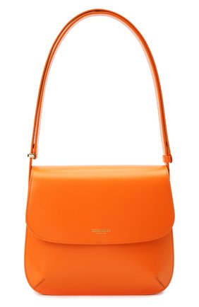 Женская сумка GIORGIO ARMANI оранжевого цвета, арт. Y1E183/YTF4A | Фото 1 (Размер: small; Материал: Натуральная кожа; Сумки-технические: Сумки top-handle; Региональные ограничения белый список (Axapta Mercury): RU)