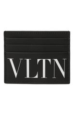 Мужской кожаный футляр для кредитных карт VALENTINO черного цвета, арт. XY2P0S49/LVN | Фото 1 (Материал: Натуральная кожа)