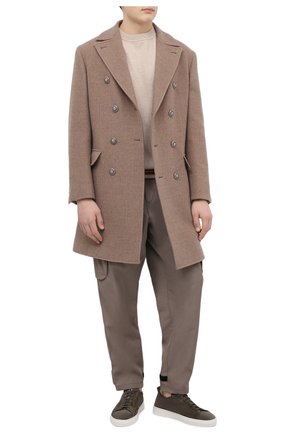 Мужские брюки-карго GIORGIO ARMANI бежевого цвета по цене 108000 руб., арт. 2SGPP0N8/T036I | Фото 2 Мужские брюки-карго GIORGIO ARMANI бежевого цвета, арт. 2SGPP0N8/T036I | Фото 2 (Материал внешний: Синтетический материал; Материал подклада: Купро; Длина (брюки, джинсы): Стандартные; Случай: Повседневный; Силуэт М (брюки): Карго; Стили: Кэжуэл, Ретро)