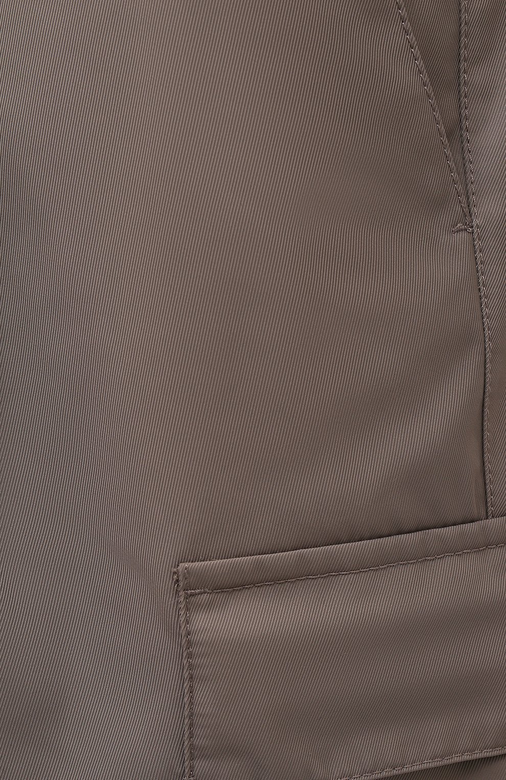 Мужские брюки-карго GIORGIO ARMANI бежевого цвета, арт. 2SGPP0N8/T036I | Фото 5 (Стили: Ретро, Кэжуэл; Силуэт М (брюки): Карго; Длина (брюки, джинсы): Стандартные; Случай: Повседневный; Материал внешний: Синтетический материал; Материал подклада: Купро)