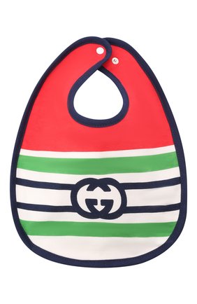 Детский хлопковый нагрудник GUCCI красного цвета по цене 0 руб., арт. 681366/3K107 | Фото 1 Детский хлопковый нагрудник GUCCI красного цвета, арт. 681366/3K107 | Фото 1