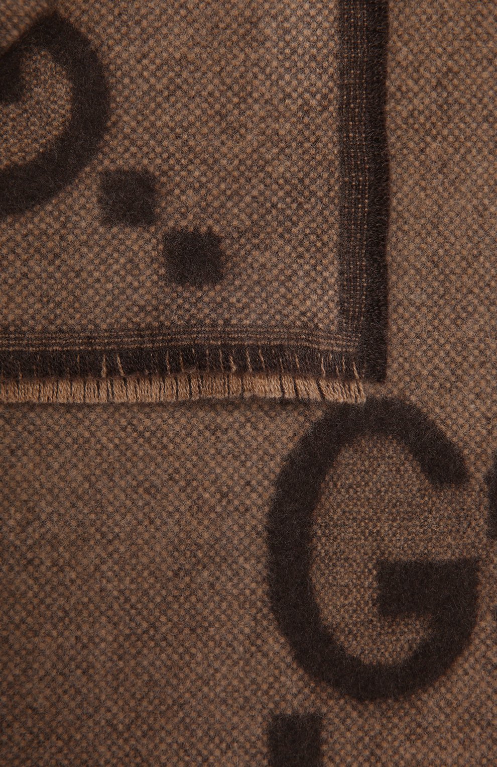 Детского кашемировое одеяло GUCCI коричневого цвета, арт. 678125/3KAAG | Фото 2