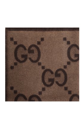 Детского кашемировое одеяло GUCCI коричневого цвета, арт. 678125/3KAAG | Фото 3