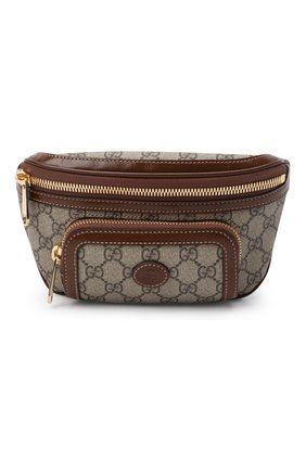 Мужская поясная сумка GUCCI бежевого цвета по цене 69600 руб., арт. 682933/92THG | Фото 1 Мужская поясная сумка GUCCI бежевого цвета, арт. 682933/92THG | Фото 1 (Материал: Текстиль, Экокожа; Ремень/цепочка: На ремешке; Размер: small; Аксессуары: Аксессуары; Сумки: Сумки)