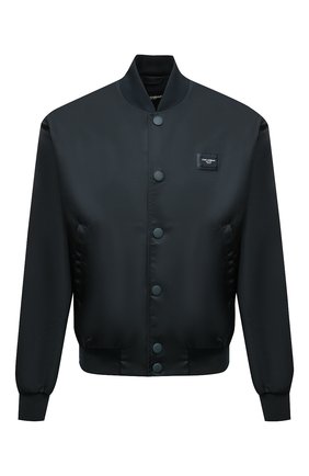 Мужской бомбер DOLCE & GABBANA темно-синего цвета по цене 109500 руб., арт. G9VD2T/FUMNQ | Фото 1 Мужской бомбер DOLCE & GABBANA темно-синего цвета, арт. G9VD2T/FUMNQ | Фото 1 (Длина (верхняя одежда): Короткие; Материал внешний: Синтетический материал; Материал подклада: Синтетический материал; Рукава: Длинные; Кросс-КТ: Куртка; Принт: Без принта; Стили: Кэжуэл)