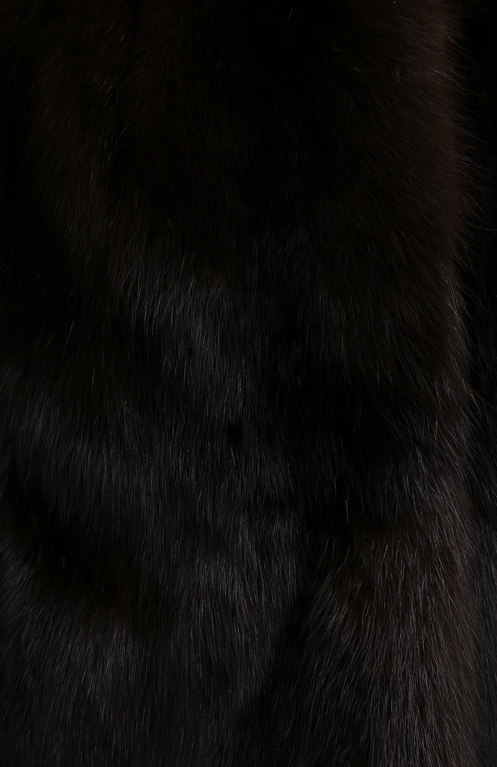 Женская шуба из меха соболя KITON темно-коричневого цвета, арт. D46692X04R72 | Фото 5 (Женское Кросс-КТ: Мех; Рукава: Длинные; Стили: Гламурный; Материал внешний: Натуральный мех; Длина (верхняя одежда): До середины бедра; Материал подклада: Шелк)