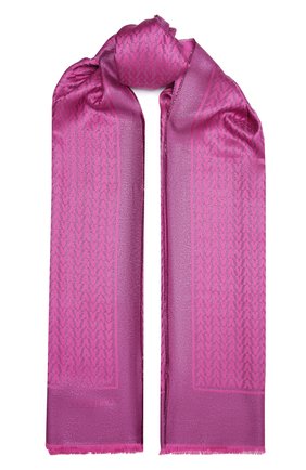 Женский шарф VALENTINO розового цвета, арт. XW2ED007/NYK | Фото 1 (Материал: Шелк, Текстиль)