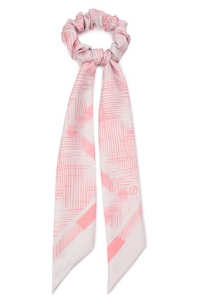 Женская резинка для волос GIORGIO ARMANI светло-розового цвета по цене 14600 руб., арт. 790800/2R145 | Фото 1 Женская резинка для волос GIORGIO ARMANI светло-розового цвета, арт. 790800/2R145 | Фото 1 (Материал: Шелк, Текстиль)
