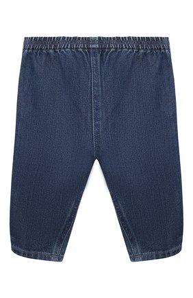 Детские джинсы GUCCI синего цвета, арт. 660204/XDB0Y/9-12M | Фото 1 (Детали: На резинке)