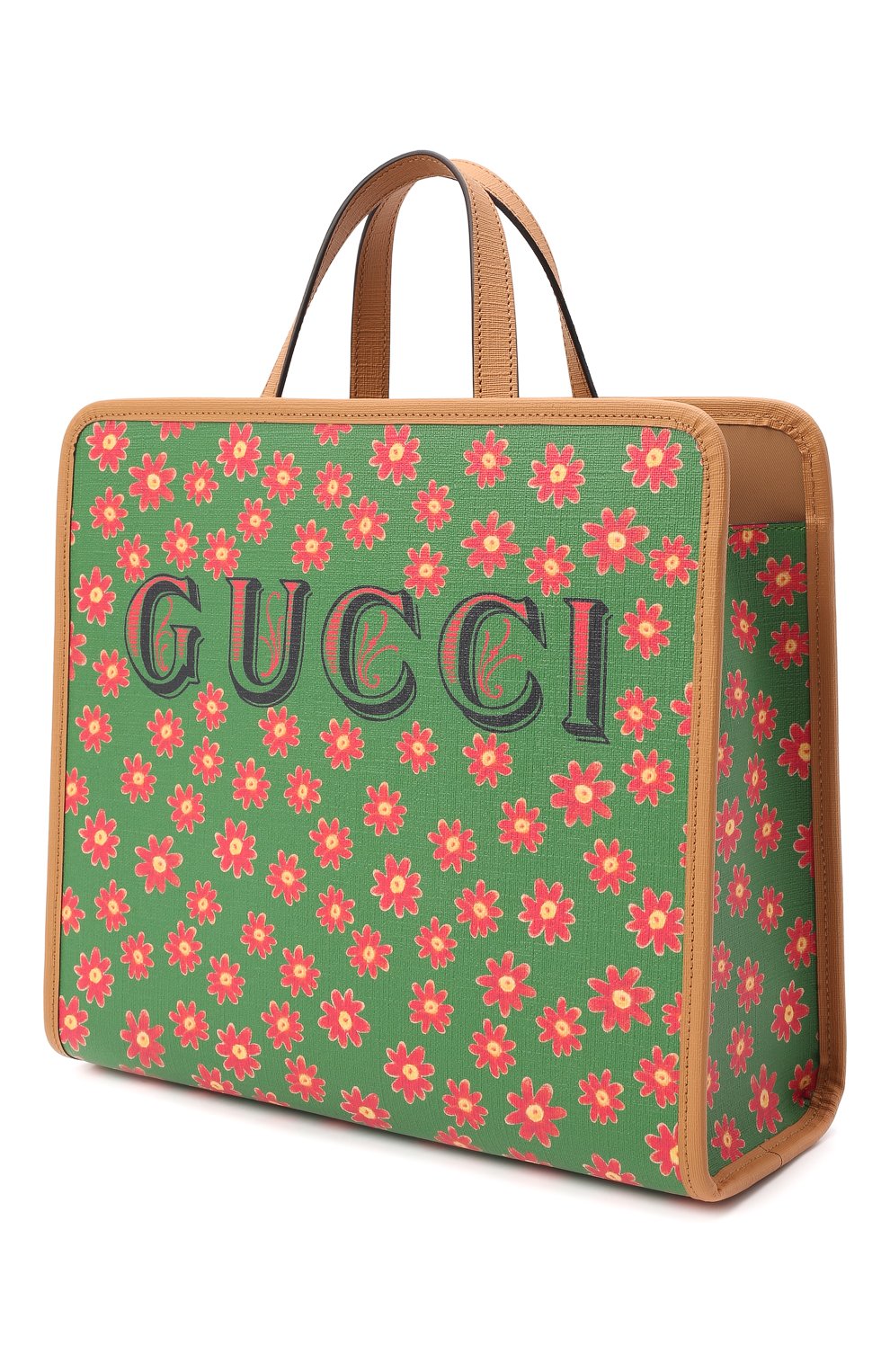Детская сумка GUCCI зеленого цвета, арт. 630542/UR4AN | Фото 2 (Материал: Текстиль)