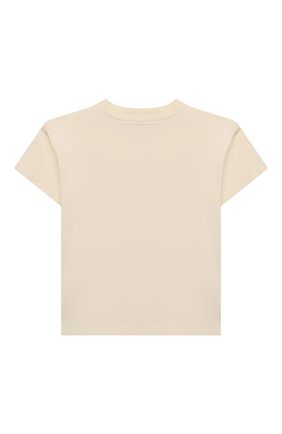 Детский хлопковая футболка GUCCI белого цвета, арт. 581019/XJD2M/9-12M | Фото 2 (Кросс-КТ НВ: Футболка)
