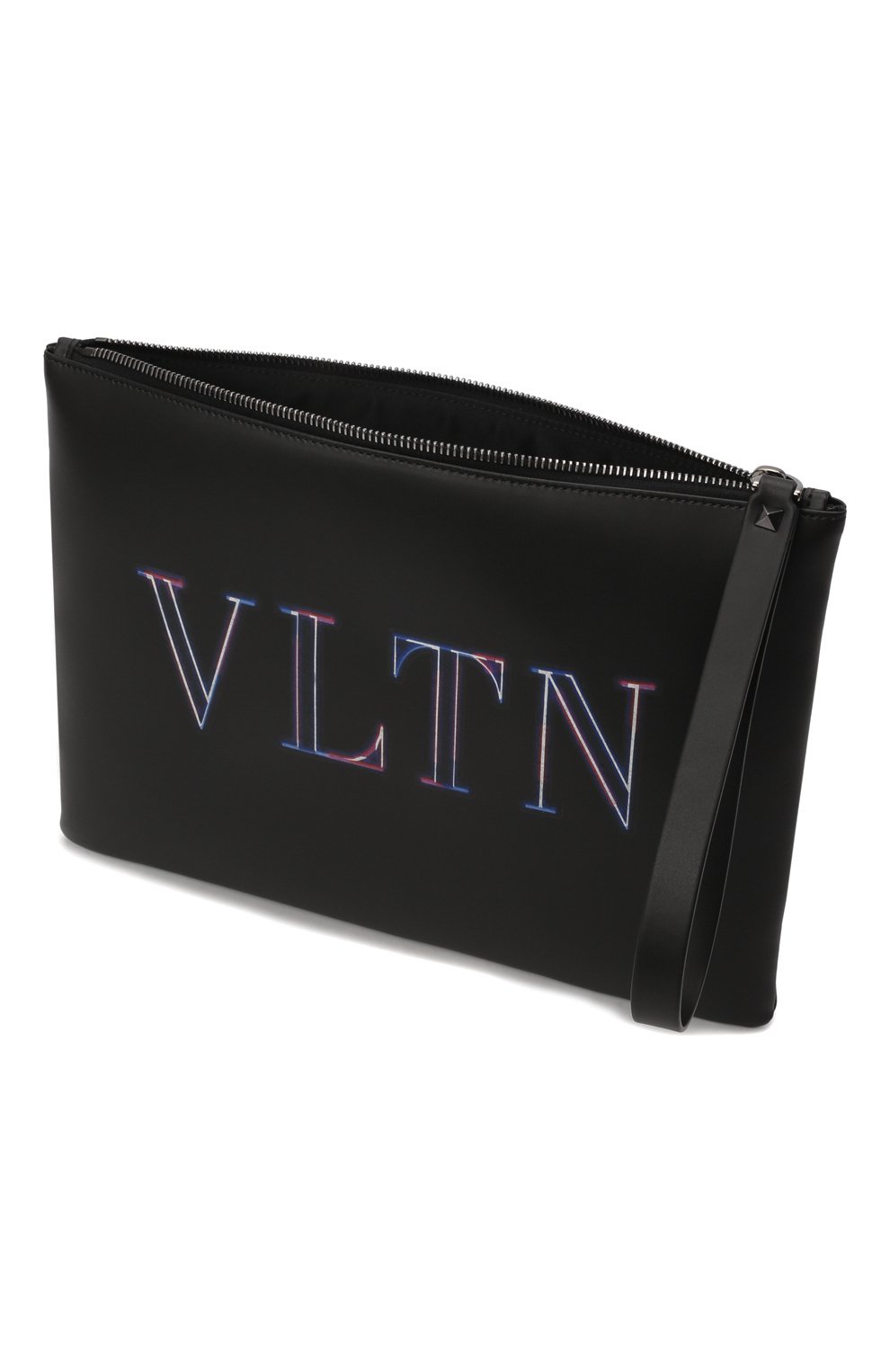 Мужская кожаная папка для документов neon vltn VALENTINO черного цвета по цене 59400 руб., арт. XY2P0299/CWK | Фото 5 Мужская кожаная папка для документов neon vltn VALENTINO черного цвета, арт. XY2P0299/CWK | Фото 5 (Размер: medium; Материал: Натуральная кожа)