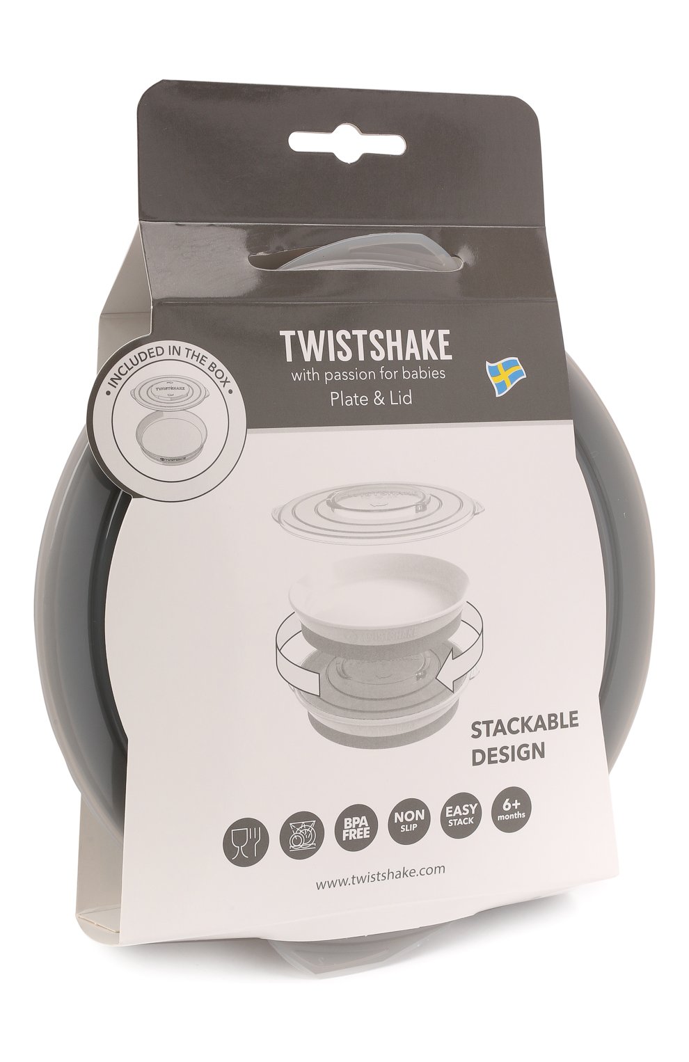 Детского тарелка TWISTSHAKE серого цвета по цене 0 руб., арт. 78164 | Фото 2 Детского тарелка TWISTSHAKE серого цвета, арт. 78164 | Фото 2 (Кросс-КТ НВ: Бутылочки)