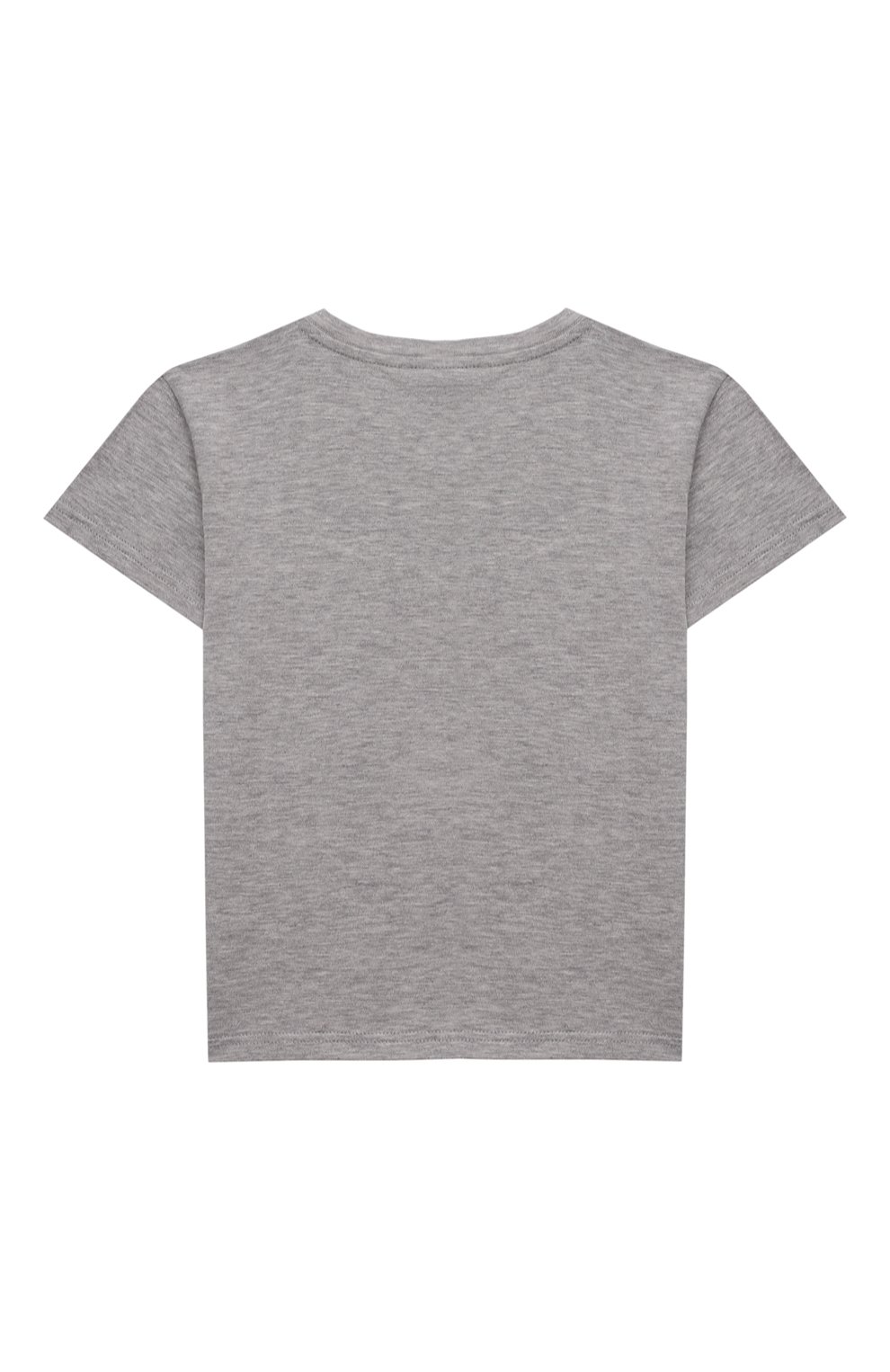 Детский хлопковая футболка DOLCE & GABBANA серого цвета, арт. L1JT8E/G7B2G | Фото 2 (Кросс-КТ НВ: Футболка)