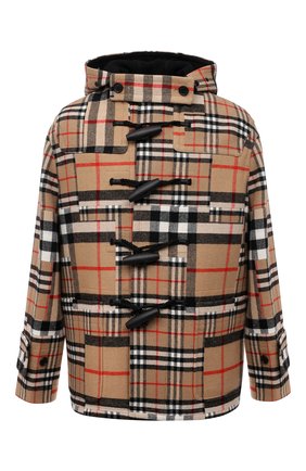 Мужская куртка из шерсти и кашемира BURBERRY бежевого цвета по цене 299500 руб., арт. 8044061 | Фото 1