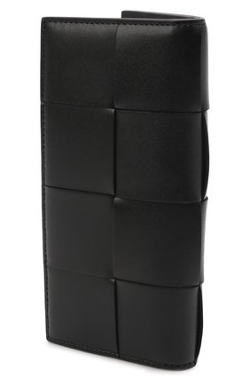 Мужской кожаное портмоне BOTTEGA VENETA черного цвета, арт. 679844/VBWD2 | Фото 2 (Материал: Натуральная кожа)