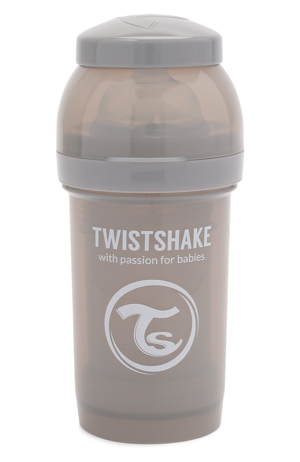 Детского антиколиковая бутылочка TWISTSHAKE светло-серого цвета, арт. 78254 | Фото 2 (Кросс-КТ НВ: Бутылочки)