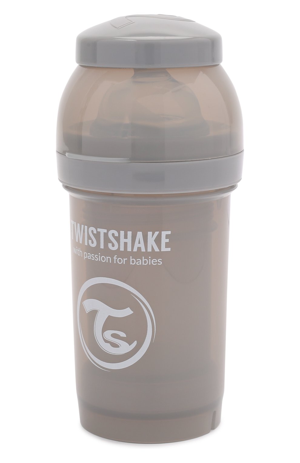 Детского антиколиковая бутылочка TWISTSHAKE светло-серого цвета, арт. 78254 | Фото 3 (Кросс-КТ НВ: Бутылочки)
